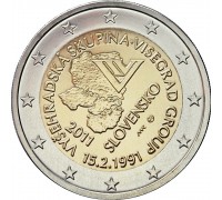 Словакия 2 евро 2011. 20 лет формирования Вишеградской группы