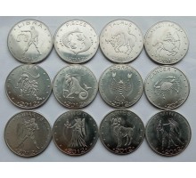 Сомалиленд 10 шиллингов 2012. Знаки зодиака. Набор 12 монет