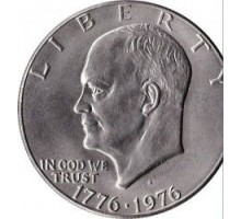 США 1 доллар 1976. 200 лет независимости США