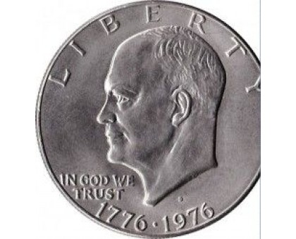 США 1 доллар 1976. 200 лет независимости США
