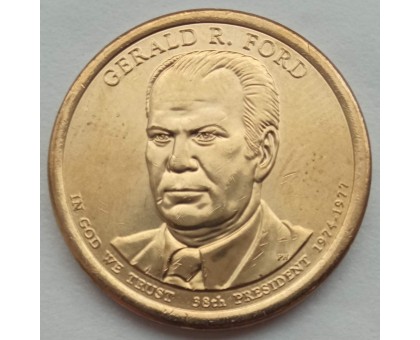США 1 доллар 2016. Президент США - Джеральд Форд (1974–1977)