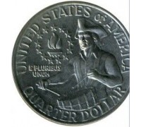 США 25 центов 1976. 200 лет независимости. Барабанщик