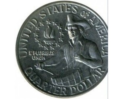 США 25 центов 1976. 200 лет независимости. Барабанщик