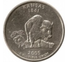США 25 центов 2005. Канзас