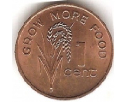 Фиджи 1 цент 1977-1982 ФАО