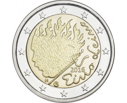 Финляндия 2 евро 2016. 90 лет со дня смерти Эйно Лейно