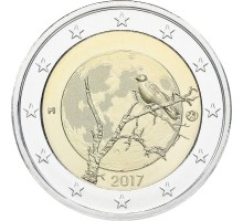 Финляндия 2 евро 2017. Природа Финляндии