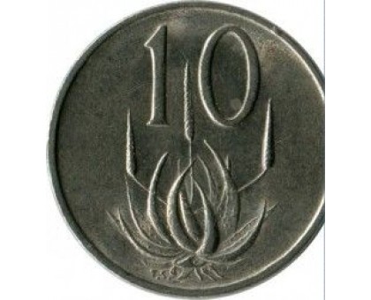 ЮАР 10 центов 1976. Окончание президентства Якобуса Йоханнеса Фуше