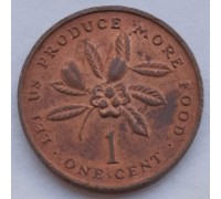 Ямайка 1 цент 1971-1974. ФАО