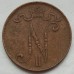Русская Финляндия 5 пенни 1911