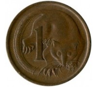 Австралия 1 цент 1966-1984