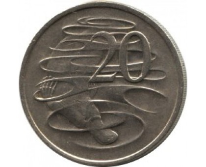 Австралия 20 центов 1966-1984