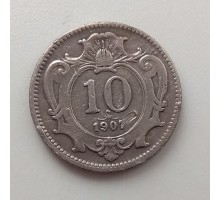 Австрия 10 геллеров 1907