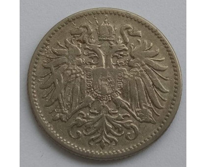 Австрия 10 геллеров 1893