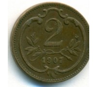 Австрия 2 геллера 1907