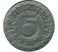 Австрия 5 шиллингов 1952-1957