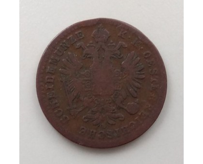 Австрия 1 крейцер 1860