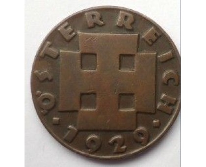Австрия 2 гроша 1929
