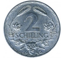 Австрия 2 шиллинга 1946-1952