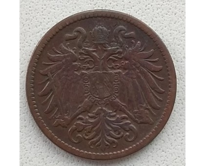Австрия 2 геллера 1909