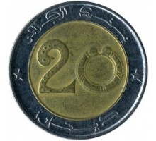 Алжир 20 динаров 1992-2015