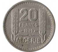Алжир 20 франков 1949 (французский)