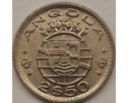 Ангола 2,5 эскудо 1953-1974