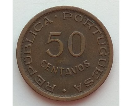 Ангола 50 сентаво 1953-1961 (португальская)