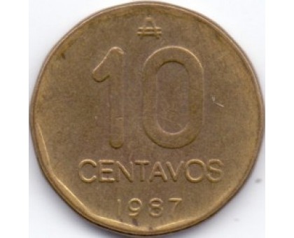 Аргентина 10 сентаво 1985-1988