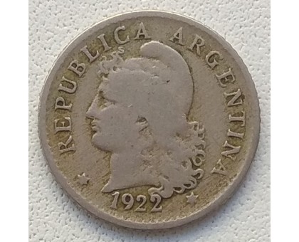Аргентина 5 сентаво 1922