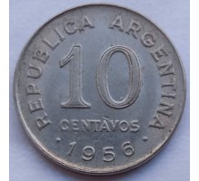 Аргентина 10 сентаво 1954-1956