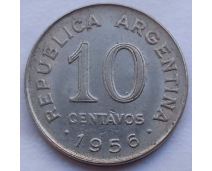 Аргентина 10 сентаво 1954-1956