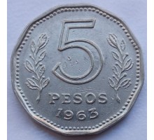 Аргентина 5 песо 1961-1968