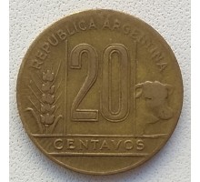 Аргентина 20 сентаво 1942-1950