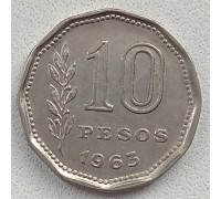Аргентина 10 песо 1962-1968