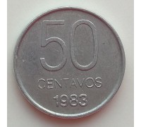 Аргентина 50 сентаво 1983