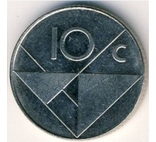 Аруба 10 центов 1986-2018