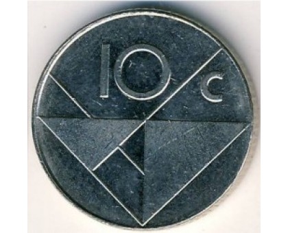 Аруба 10 центов 1986-2018