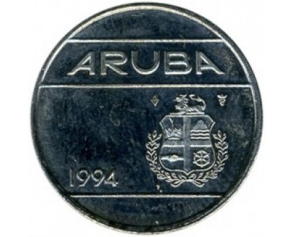 Аруба 25 центов 1986-2019
