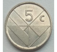 Аруба 5 центов 1986-2019