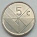 Аруба 5 центов 1986-2019