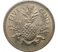 Багамы 5 центов 1966-1970