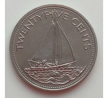 Багамы 25 центов 1991-2005