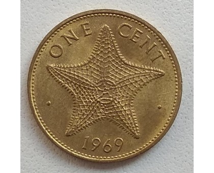 Багамы 1 цент 1966-1969