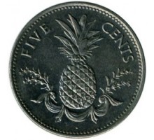Багамы 5 центов 1974-2006