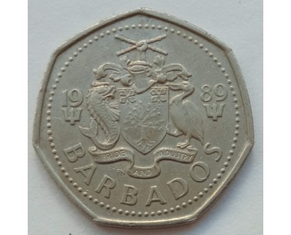 Барбадос 1 доллар 1988-2005