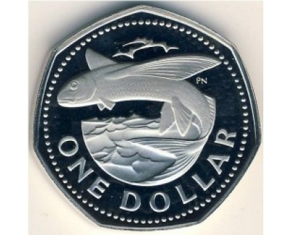 Барбадос 1 доллар 1973-1986