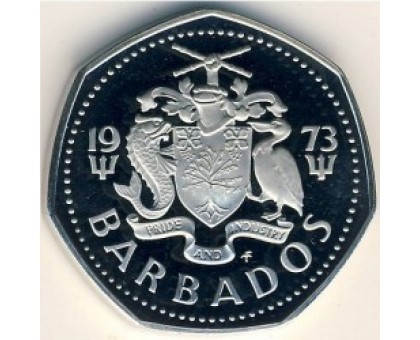 Барбадос 1 доллар 1973-1986
