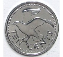 Барбадос 10 центов 2007-2016