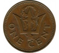 Барбадос 1 цент 1973-1991